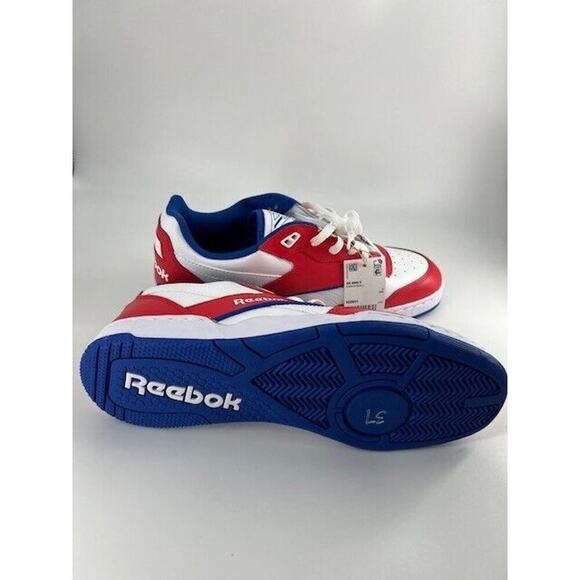 Reebok Unisex BB 4000 II Basketball Shoe White/Red/Vector Blue Size 10 - Picture 6 of 6
